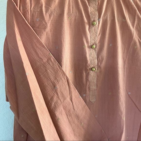 Pink pakistani kurta - Picture 4 of 5